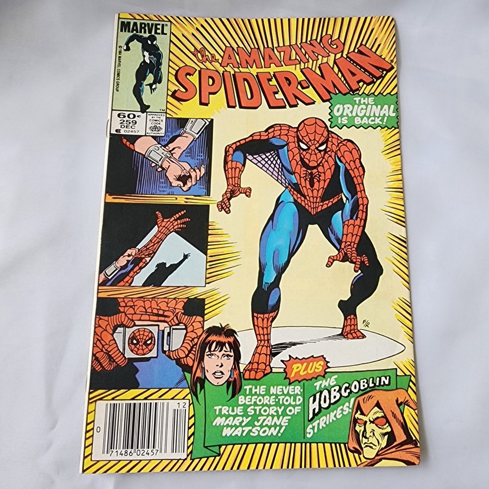 Marvel Amazing Spider-Man Comic Book #259 Hobgoblin Mary Jane Watson FN Rare Key